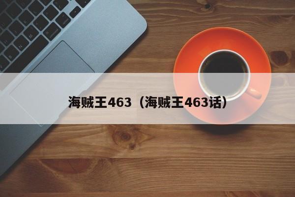 海贼王463（海贼王463话）